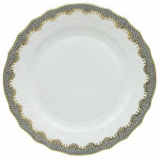 Fish Scale Dinner Plate | Gray
