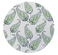 Indian Paisley Placemat Green