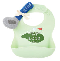 Golf Bib & Rattle Set
