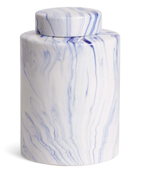 Marbleized Lidded Jar