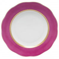 Silk Ribbon Dessert Plate | Raspberry