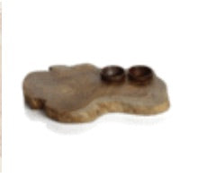 Bali Teak Root Board W/2Bowls