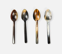 Esmee Small Spoon | Mixed Black Horn