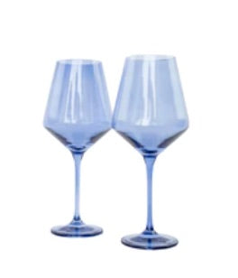 Wine Goblet (Pair) | Cobalt Blue