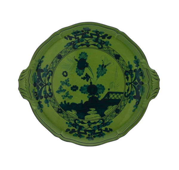 Oriente Italiano Cake Plate | Malachite