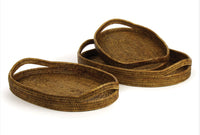 Burma Rattan Oval Tray Large