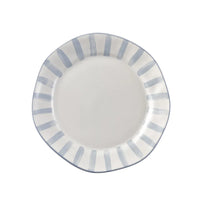 Azores Stripe Salad Plate | Blue Lagoon