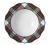 Stewart Tartan Serving Bowl 13"