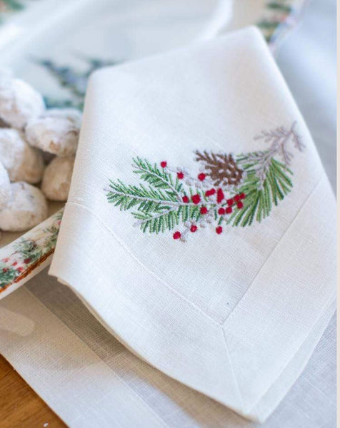 Natale Sprig Napkin