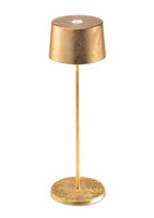 Olivia Table Lamp | Gold Leaf