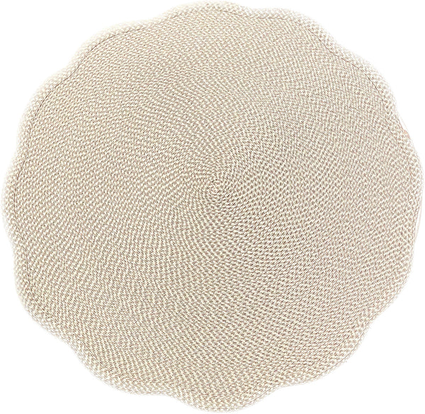 Twill Round Scallop Placemat |