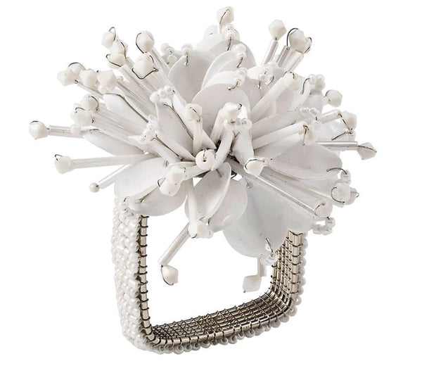 Starburst Napkin Ring |  White