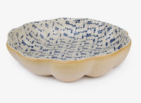 Med Scallop Bowl |Maze Cobalt