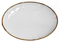 Simply Anna Elegant Platter | Gold Rim