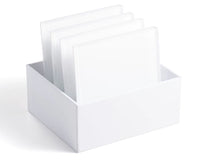 Acrylic Coaster Set | Hamptons White