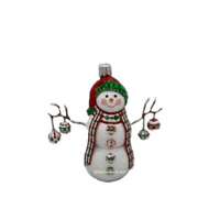 Meribel | Red, Green & White Ornamental Buttons
