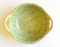 13" Round Tray | Braid Citrus