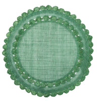 Isadora Placemat Evergreen