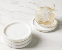 Calanna Coaster White