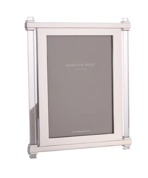 Acrylic & Silver Pillar Frame | 8 x 10