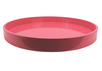 20" Round Lacquer Tray | Watermelon