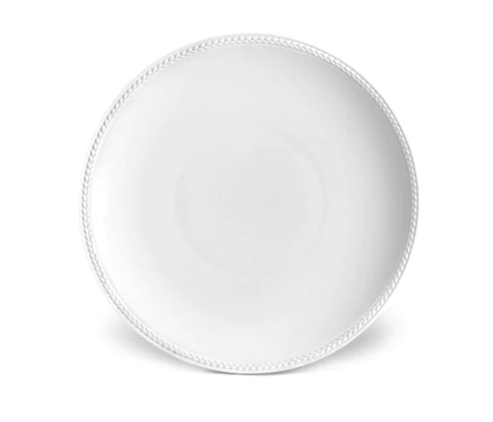 White Soup Plate | Soie Tresse