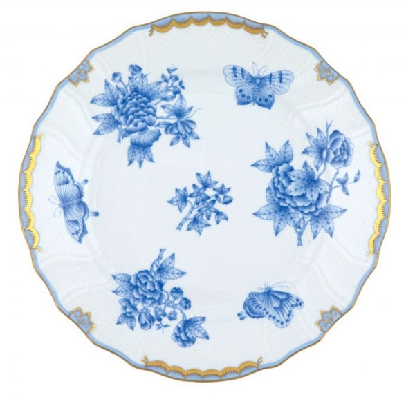 Queen Victoria Dinner Plate | Blue