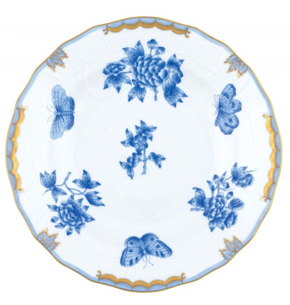 Queen Victoria Dessert Plate | Blue