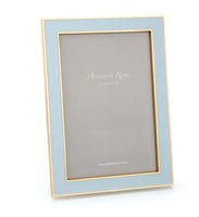 Enamel and Gold Frame 5x7 | Powder Blue