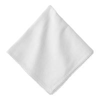 Berry Trim Napkin | White