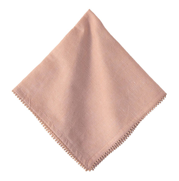 Berry Trim Napkin | Blush