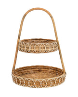 Provence 2-Tiered Server | Rattan