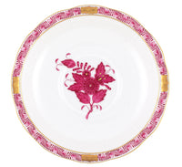 Chinese Bouquet Tea Saucer | Raspberry