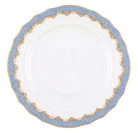Fish Scale Service Plate | Light Blue