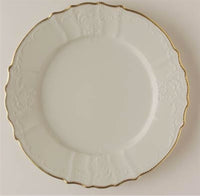 Simply Anna Dinner Plate | Gold Rim