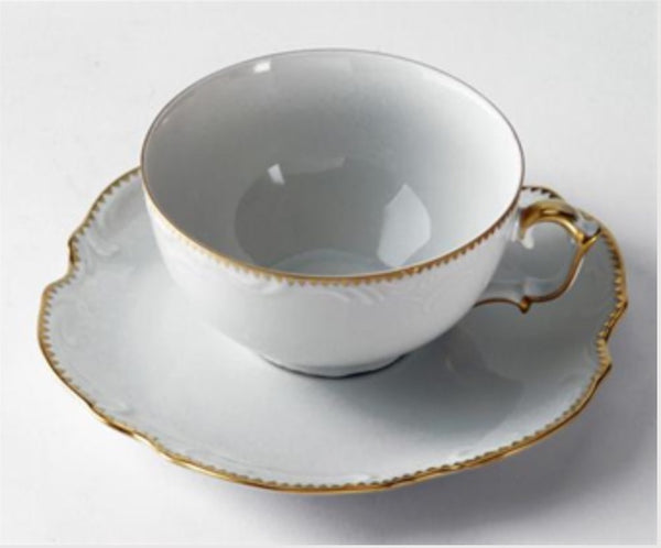 Simply Anna Tea Cup | Gold Rim