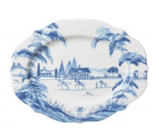 Country Estate Delft Blue Platter | 15"