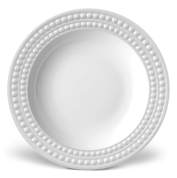 Perlee Soup Plate | Bowl | White
