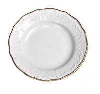 Simply Anna Rim Soup Plate | Gold