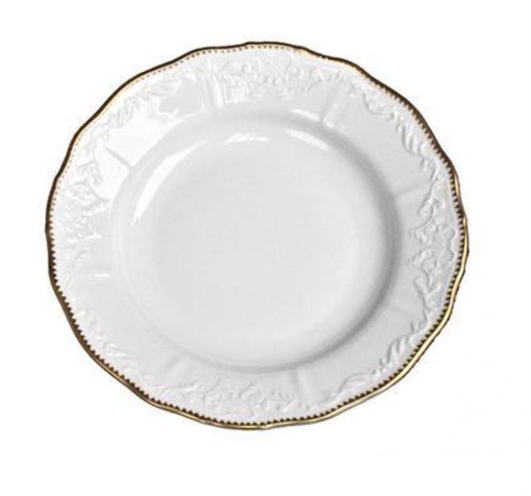 Simply Anna Rim Soup Plate | Gold