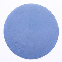 Linen Braid 15" Round Placemat | Colony Blue