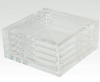 Acrylic Coaster Set of 4 | Clear