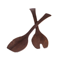 Black Walnut Wood Salad Servers | 17"