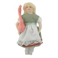 Alice with Flamingo
