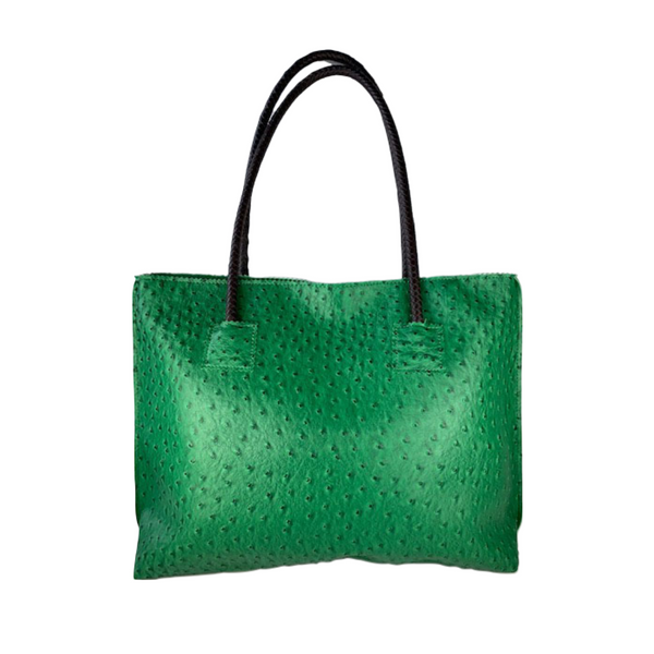 Fashion Zip Tote | Emerald