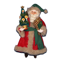 Candle Tree Santa