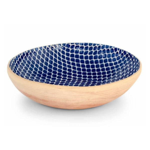 Medium Serving Bowl | Taj Cobalt