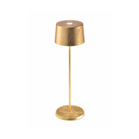 Olivia Table Lamp | Gold Leaf