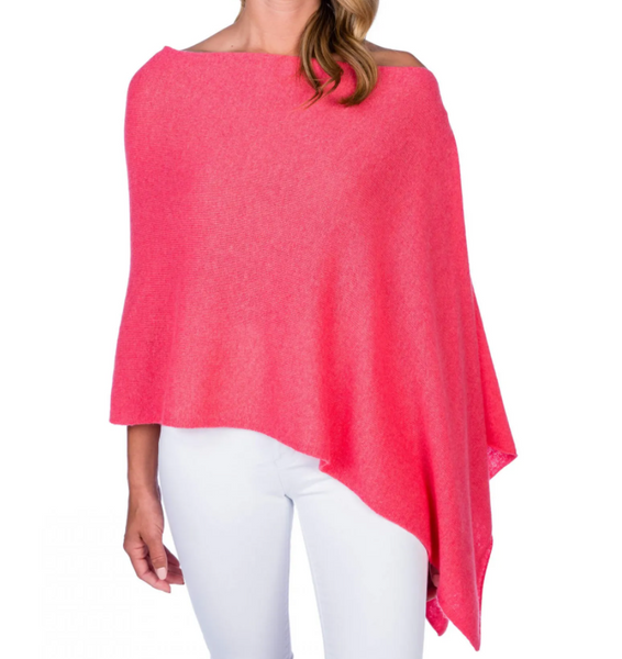 Cashmere Dress Topper | Coral Reef