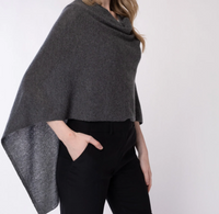 Cashmere Dress Topper | Graphite